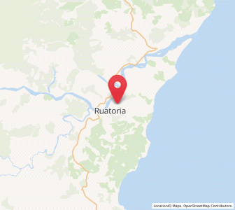Map of Ruatoria, Gisborne