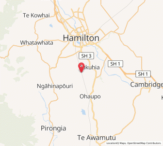 Map of Rukuhia, Waikato