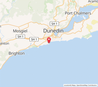 Map of Saint Clair, Otago
