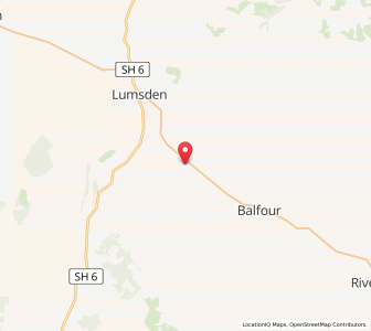 Map of Saint Patricks, Southland