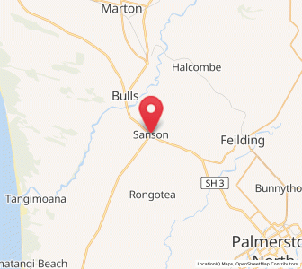 Map of Sanson, Manawatu-Wanganui