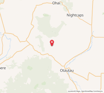 Map of Scotts Gap, Southland