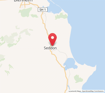 Map of Seddon, Marlborough
