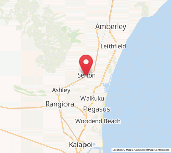 Map of Sefton, Canterbury