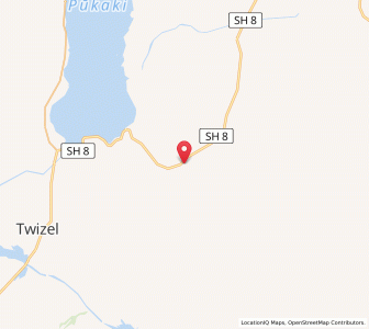 Map of Simons Pass, Canterbury