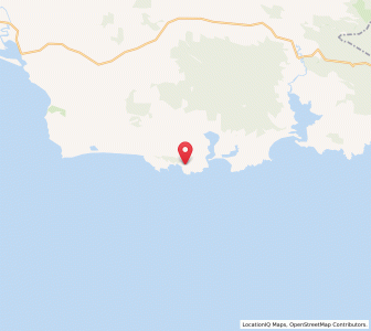 Map of Slope Point, Southland