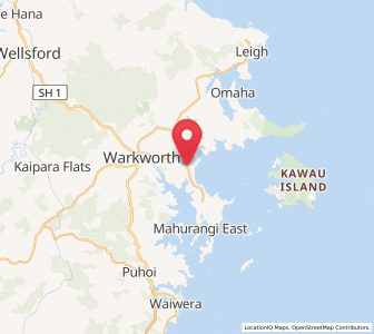 Map of Snells Beach, Auckland