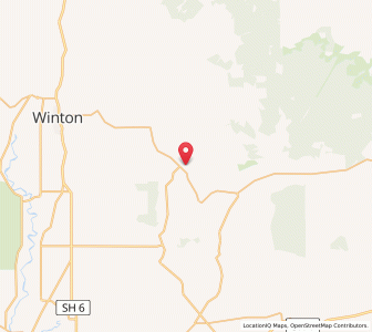Map of Springhills, Southland