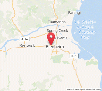 Map of Springlands, Marlborough