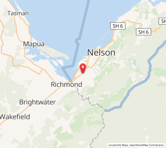 Map of Stoke, Nelson
