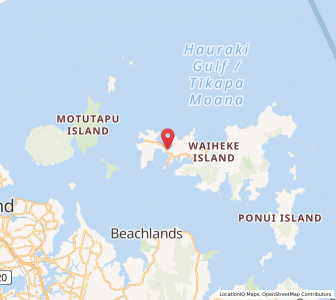 Map of Surfdale, Auckland