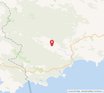Map of Tahakopa, Otago