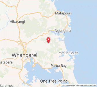 Map of Tahere, Northland