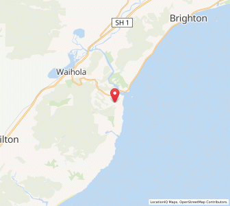 Map of Taieri Mouth, Otago