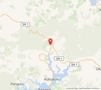 Map of Taikawhana, Northland