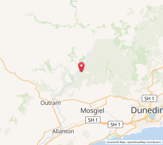 Map of Taioma, Otago