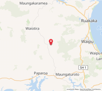 Map of Taipuha, Northland