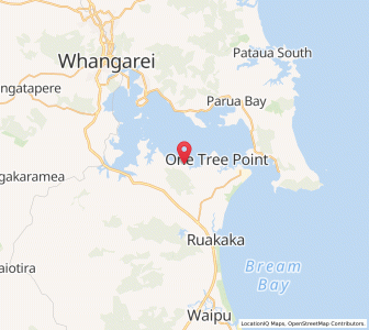 Map of Takahiwai, Northland