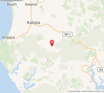 Map of Takahue, Northland