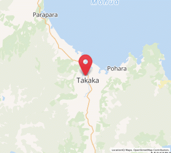 Map of Takaka, Tasman