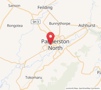 Map of Takaro, Manawatu-Wanganui