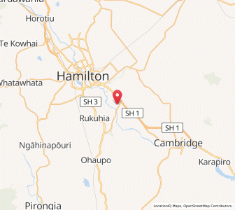Map of Tamahere, Waikato