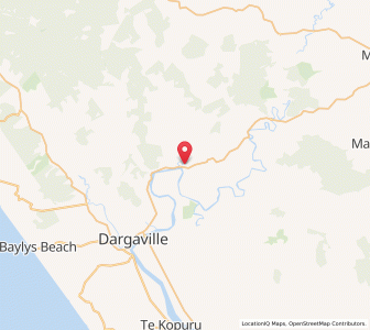 Map of Tangowahine, Northland