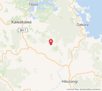 Map of Tapuhi, Northland