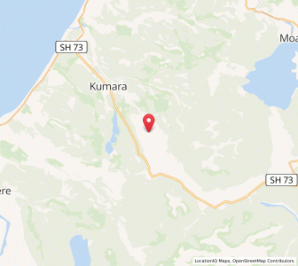 Map of Taramakau, West Coast