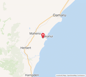 Map of Taranui, Otago