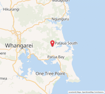 Map of Taraunui, Northland