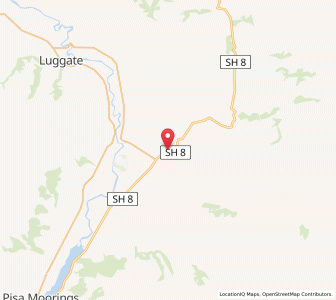 Map of Tarras, Otago