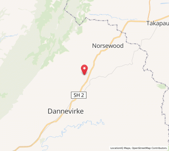 Map of Tataramoa, Manawatu-Wanganui