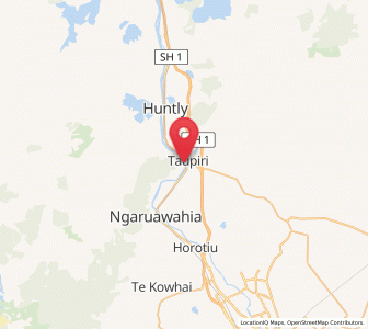 Map of Taupiri, Waikato