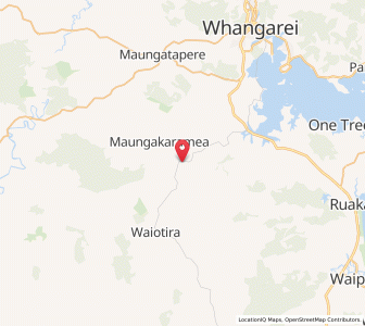 Map of Tauraroa, Northland