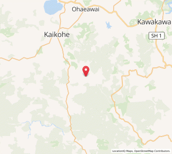 Map of Tautoro, Northland