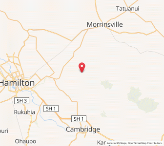 Map of Tauwhare, Waikato