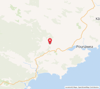 Map of Tawanui, Otago