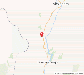 Map of Tawhiti, Otago