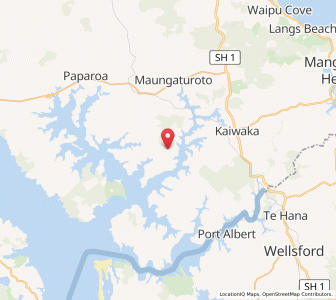 Map of Tawiti, Northland