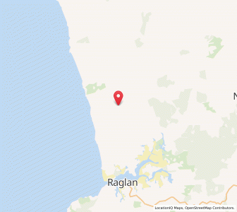 Map of Te Akau, Waikato