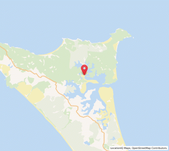 Map of Te Hapua, Northland