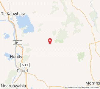 Map of Te Hoe, Waikato