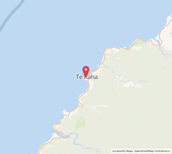 Map of Te Kaha, Bay of Plenty