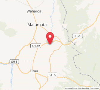 Map of Te Poi, Waikato