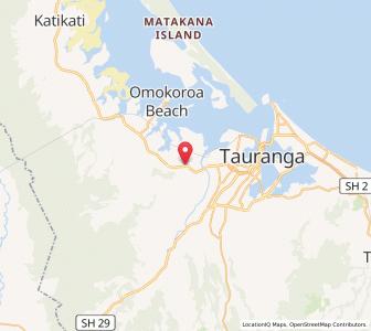 Map of Te Puna, Bay of Plenty