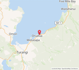Map of Te Rangiita, Auckland