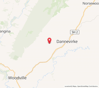 Map of Te Rehunga, Manawatu-Wanganui