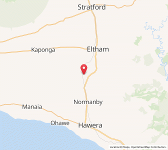 Map of Te Roti, Taranaki