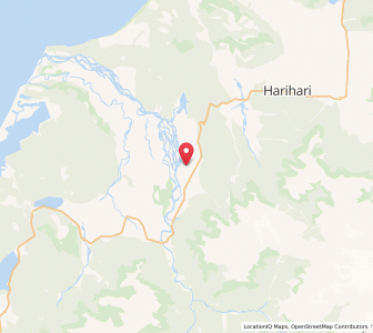 Map of Te Taho, West Coast